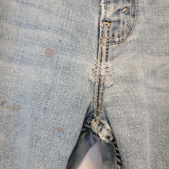 Levis Signature Destroyed Denim Jeans Authentic Wear 38X30 #126 - Picture 8 of 12